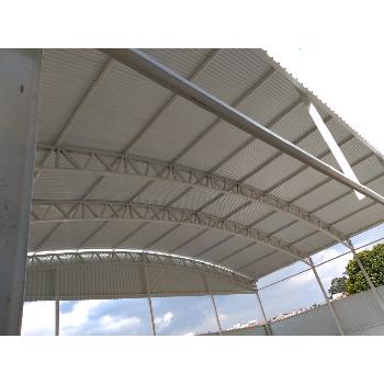 Coberturas metálicas para quadras esportivas em Paranavaí